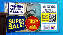 Pag-IBIG rolls out up to 40% discounts on foreclosed homes