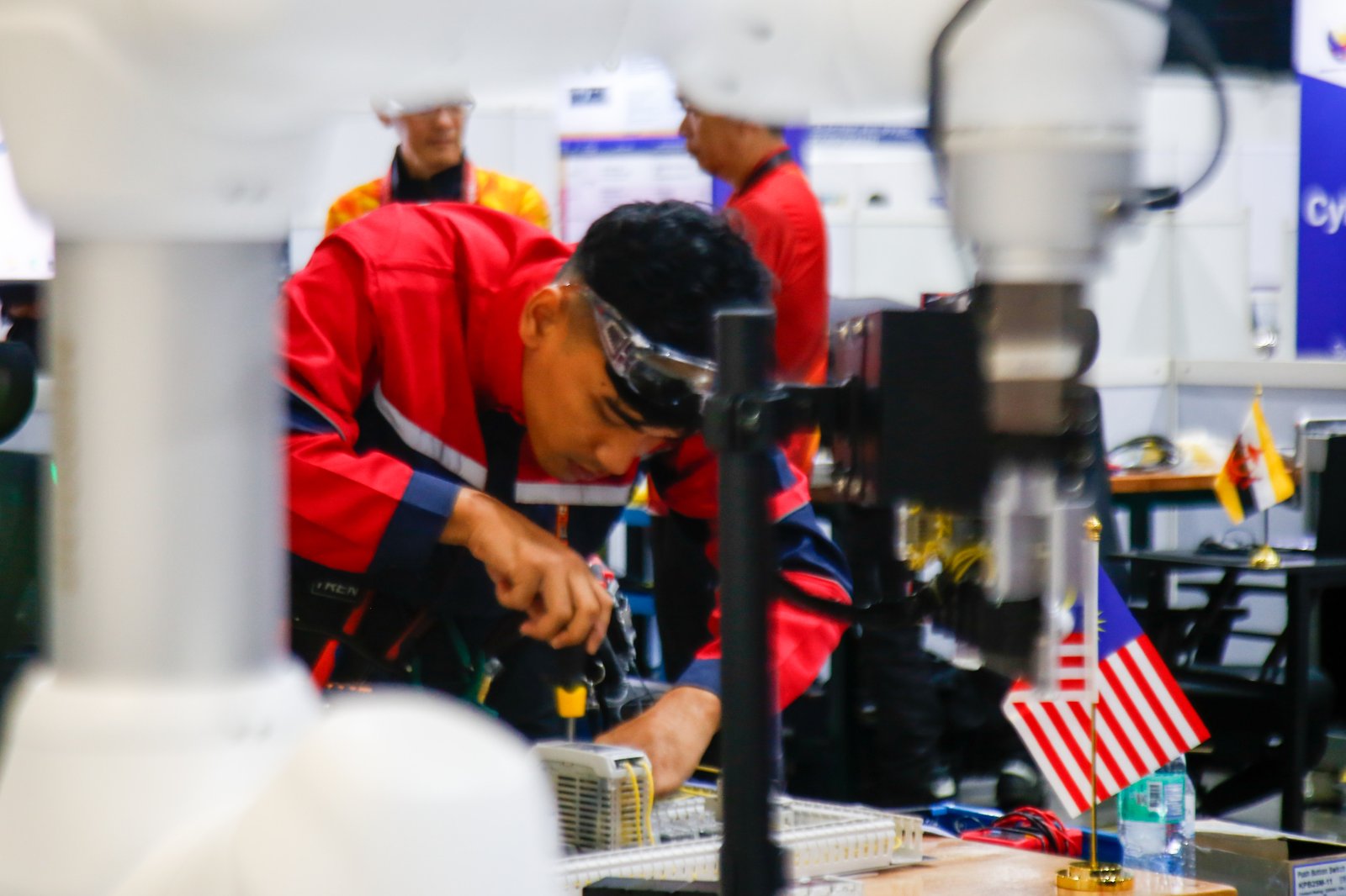 Skilled workers from the ten member states of the Association of Southeast Asian Nations (ASEAN) competed at World Skills ASEAN Manila 2025 in fields such as robotics, cybersecurity, hairdressing, graphic arts, and fashion design at the World Trade Center in Pasay City on 26 August 2025. The competition aims to promote and raise standards in the ASEAN region to an international level, as well as to motivate youth to develop their skills and knowledge.