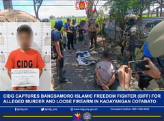 CIDG arrests BIFF member in Cotabato