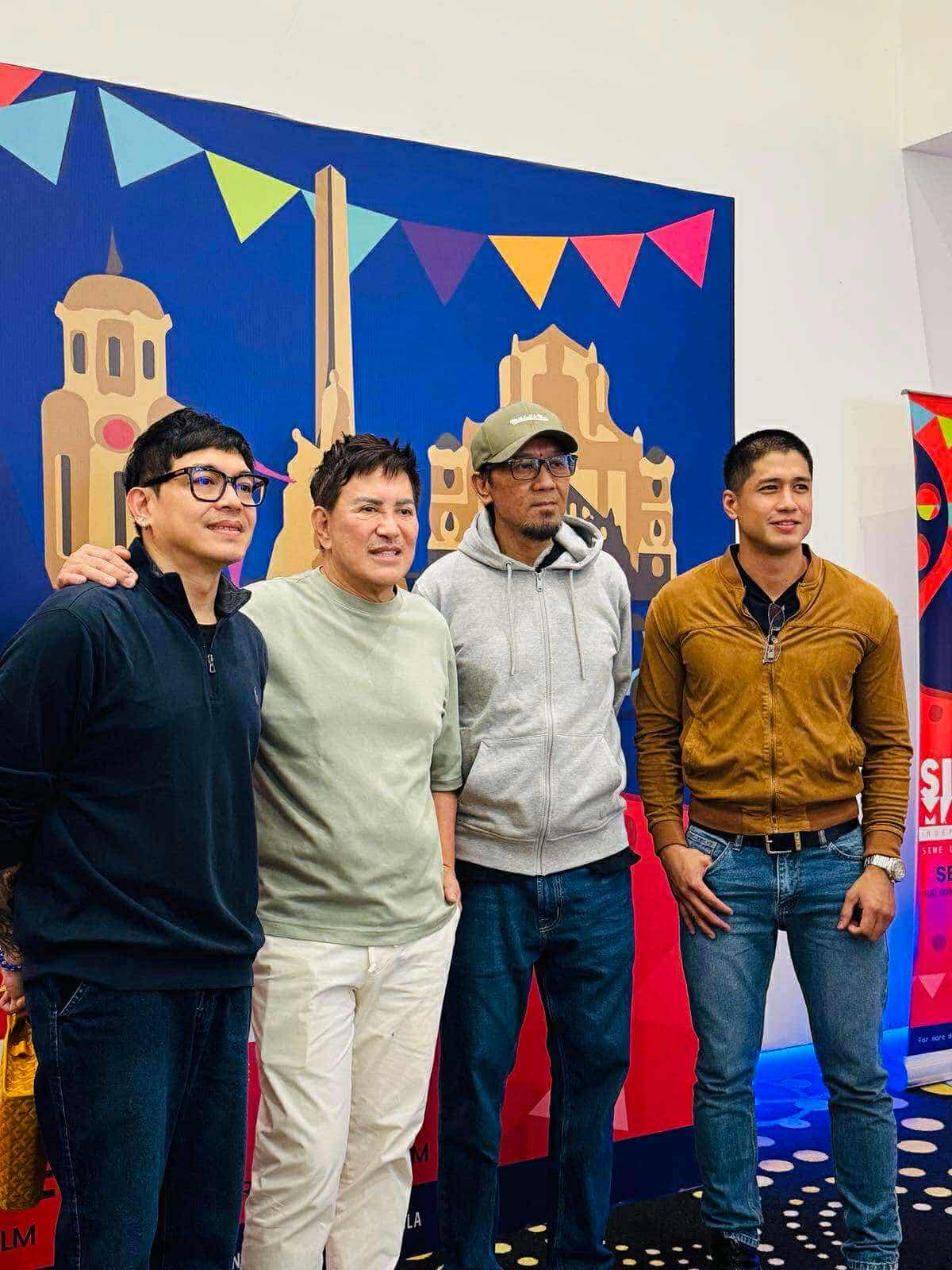 GB Sampedro, Brillante Mendoza, Topel Lee and Aljur Abrenica.