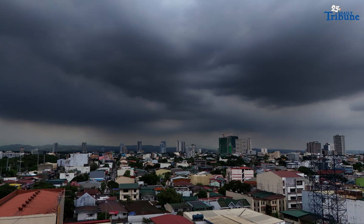 Metro Manila skyline is seen from Quezon City on Wednesday, August 27, 2025.
The state weather bureau warned Tuesday that La Niña conditions could develop as early as the September-October-November season, bringing stronger storms and a potentially more severe typhoon season before the year ends.