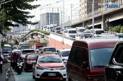Normal traffic in EDSA