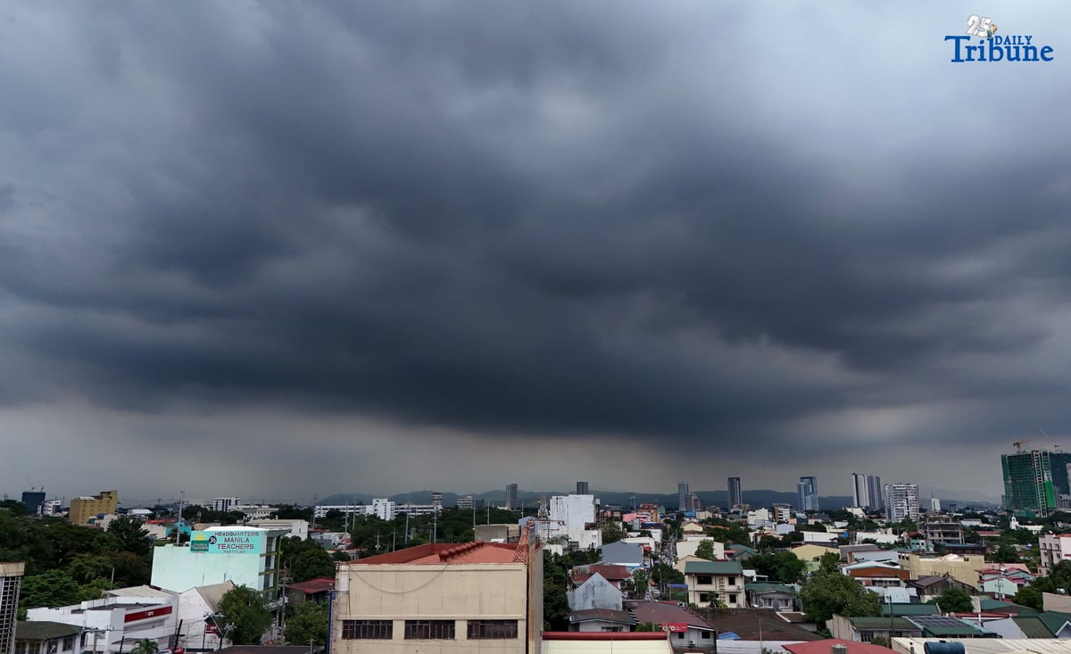 Metro Manila skyline is seen from Quezon City on Wednesday, August 27, 2025.
The state weather bureau warned Tuesday that La Niña conditions could develop as early as the September-October-November season, bringing stronger storms and a potentially more severe typhoon season before the year ends.