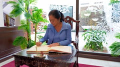 First Lady goes back to work