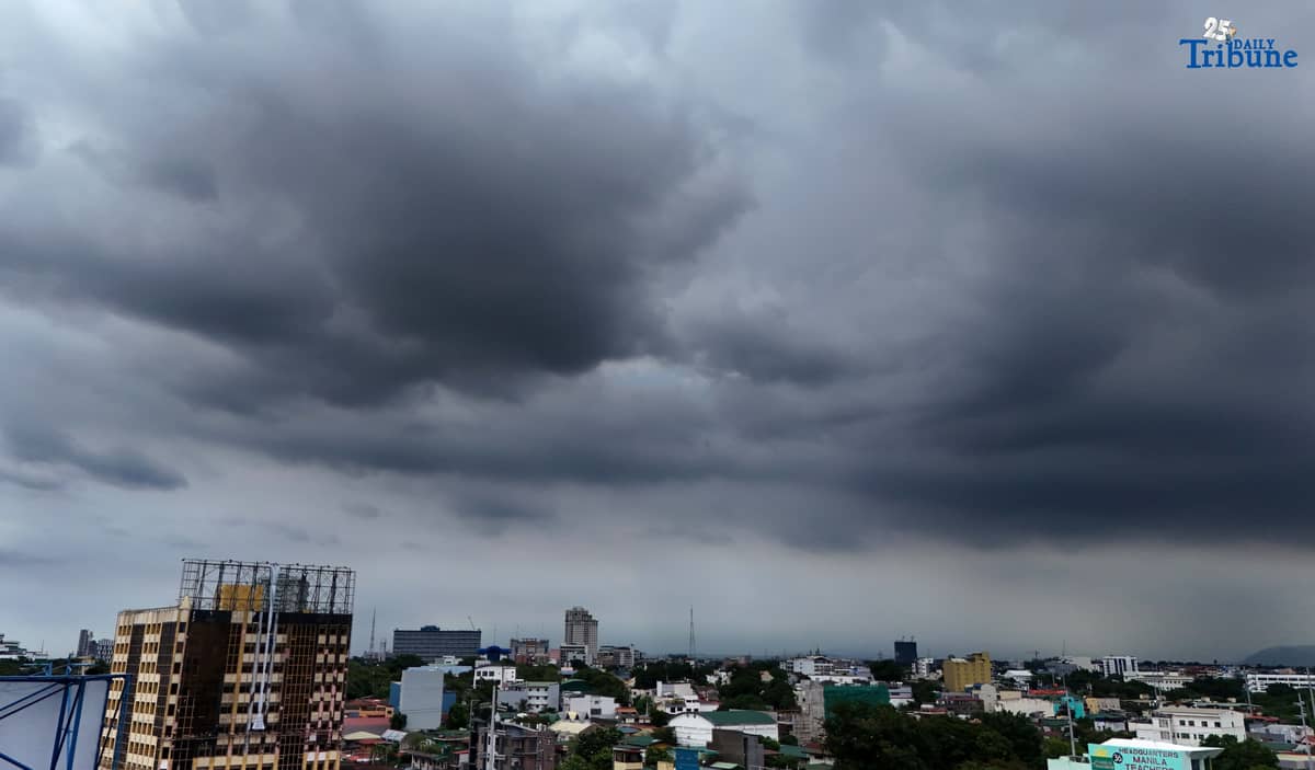 Metro Manila skyline is seen from Quezon City on Wednesday, August 27, 2025.
The state weather bureau warned Tuesday that La Niña conditions could develop as early as the September-October-November season, bringing stronger storms and a potentially more severe typhoon season before the year ends.