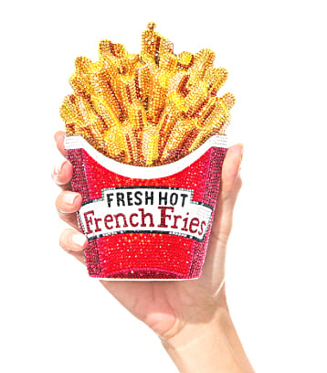 Judith Leiber Fresh Hot French Fries bag.