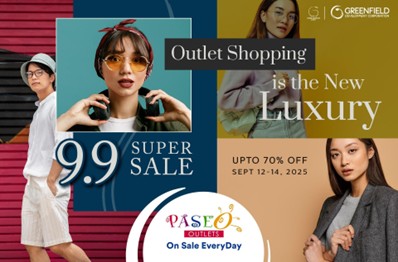 Luxury for less: Paseo Outlets’ 9.9 Super Sale set this September