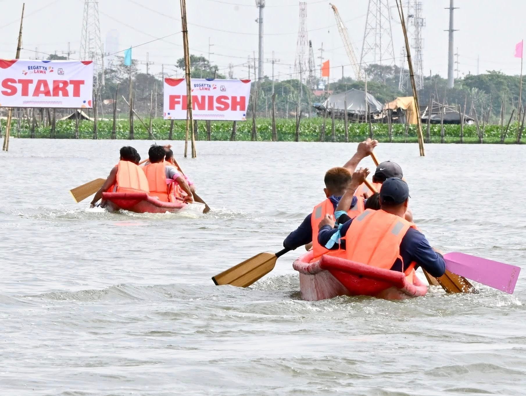 Taguig marks World Lake Day with boat race
