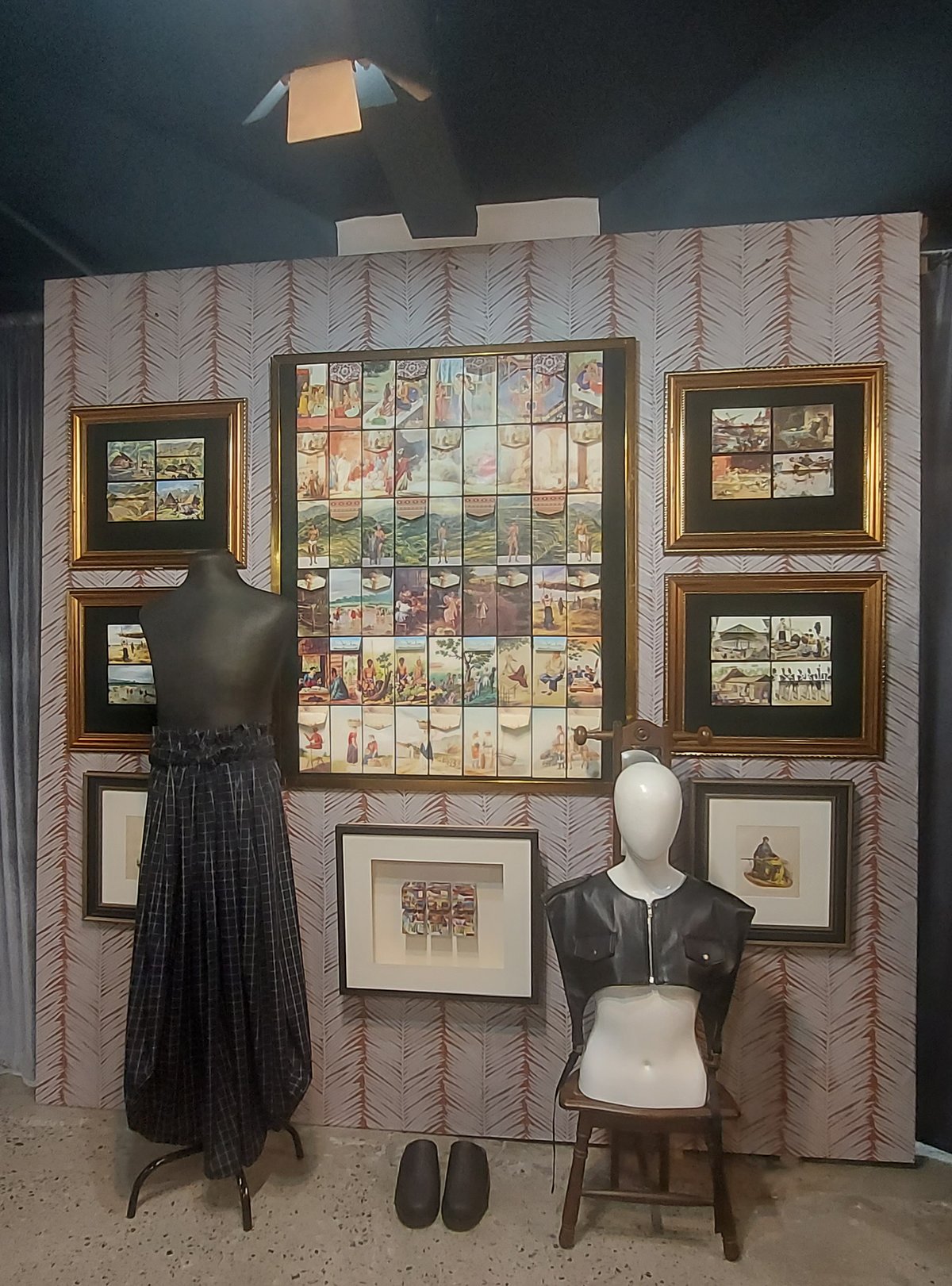 Part of Jun Escario’s display in BRGY.