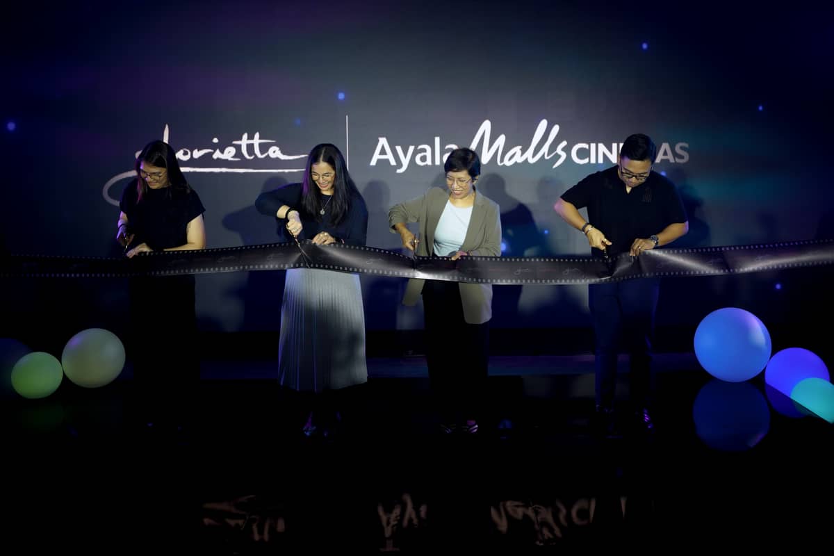 (From left) Ayala Malls’ executives Sherlene Cruz, Mae Dichupa, Yvette Roldan and John Malte.
