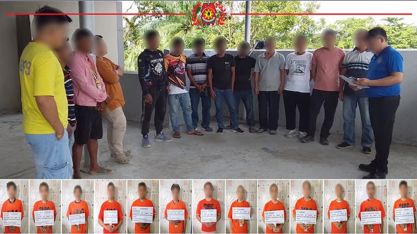 4 Chinese, 9 Filipinos nabbed for mineral theft 