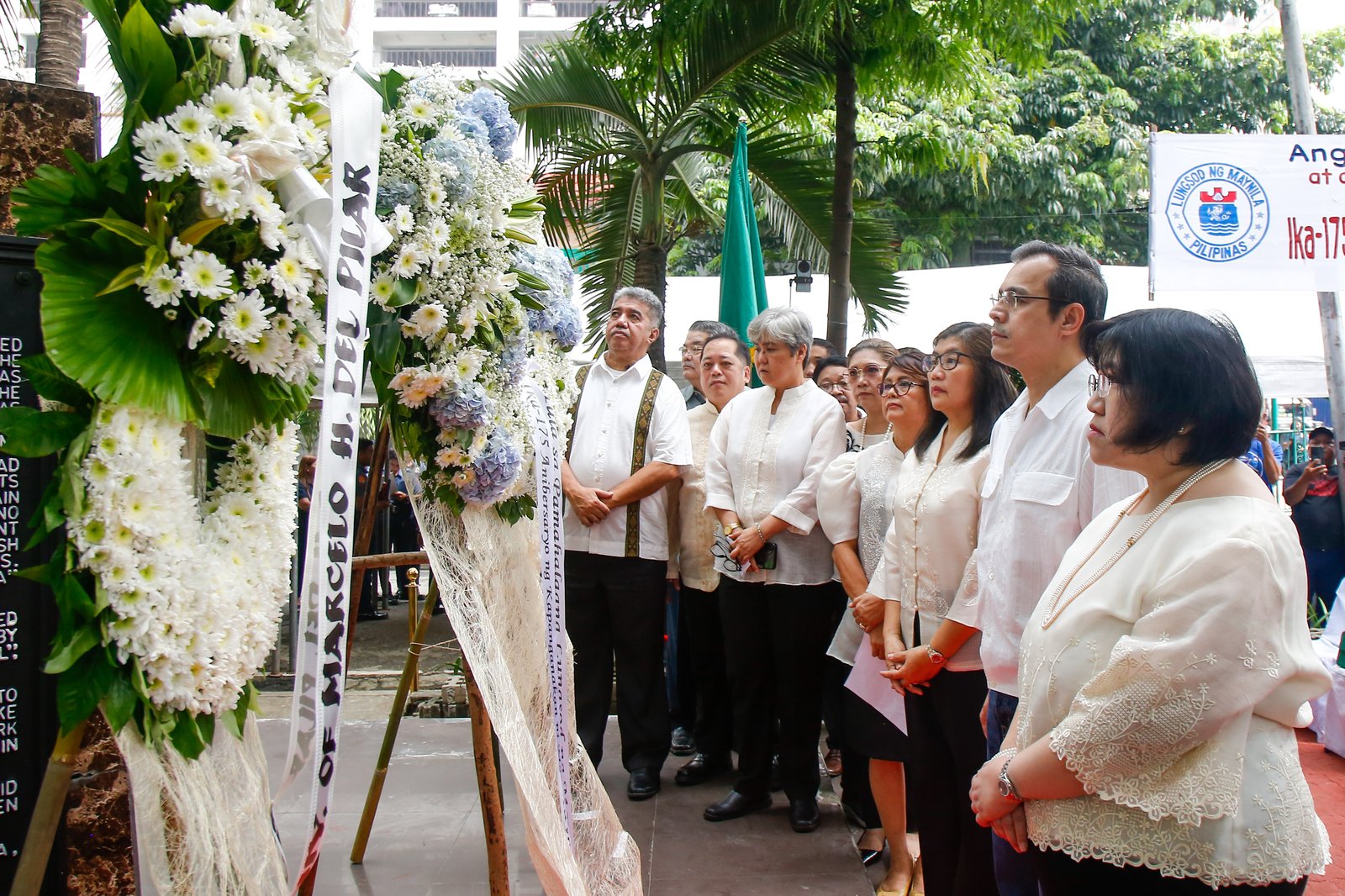 Local officials and civic groups lay a wreath at the Marcelo H. del Pilar Monument in Manila on 30 August 2025 to mark his 175th birth anniversary. Known by his pen name Plaridel, del Pilar denounced Spanish colonial abuses and co-founded Diariong Tagalog, which spread nationalist and anti-friar ideas.