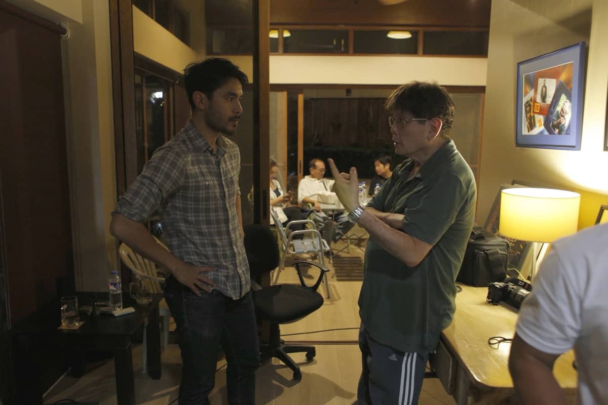 Atom Araullo during the shoot of ‘Citizen Jake’ (2018).