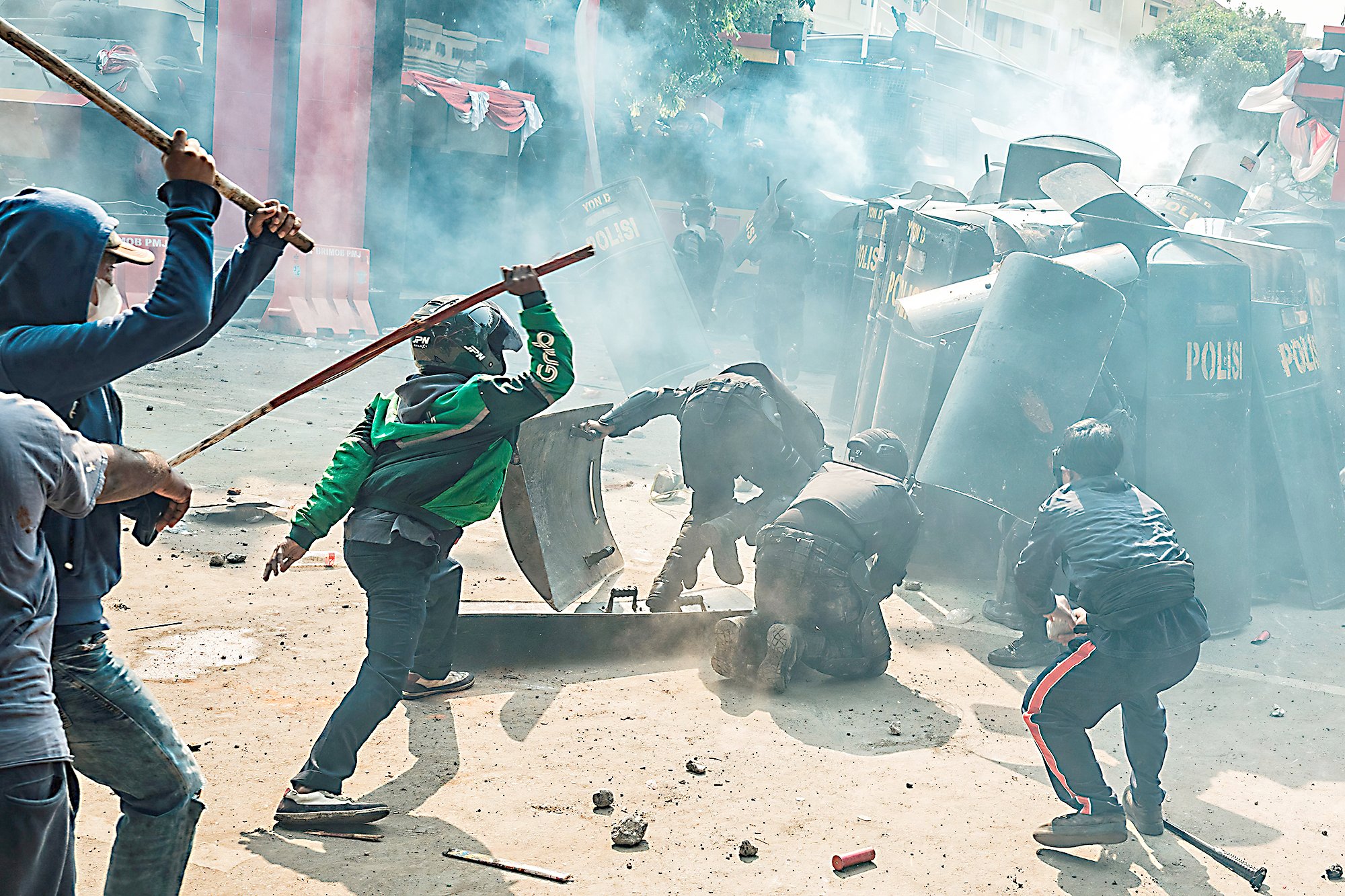 Indonesia protest blaze kills 3