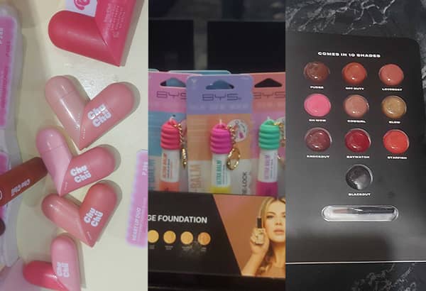 Almost all lipstick brands now come up with the same shades, textures and skincare benefits, so the battlefield now is with the packaging. Check out the unique Chu Chu two-in-one lip color and illuminator that also dabbles as a fidget toy (left). Bag charm skincare and lip products are also the fad nowadays, such as these ones from BYS (center). Issy's lipgloss samples come in a quirky, travel-friendly palette (right).