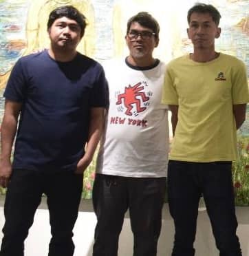 Ryan Jara, Demosthenes Campos 
and Ryan Rubio.