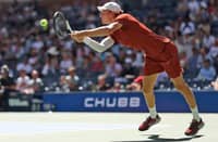 JANNIK Sinner stages a furious fightback to book a 5-7, 6-4, 6-3, 6-3 win over Denis Shapovalov to advance to the Last 16 of the US Open men’s singles event.