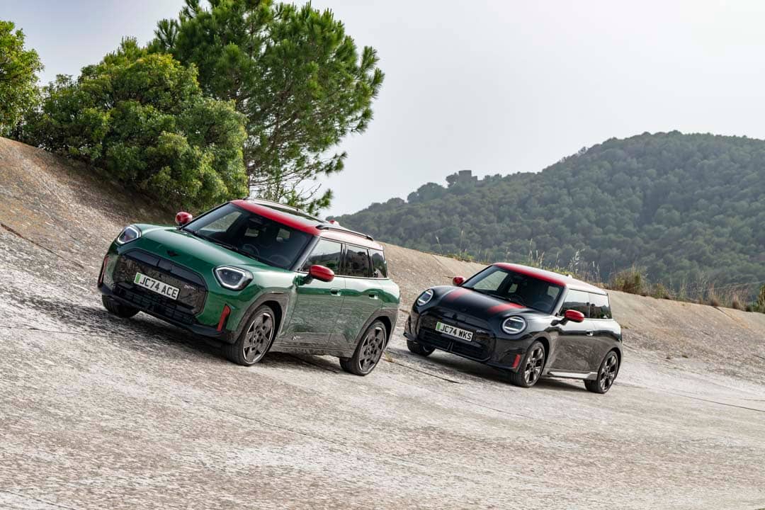 BUILT for curves, the MINI John Cooper Works Countryman and 3-Door highlight their go-kart feeling on track.
