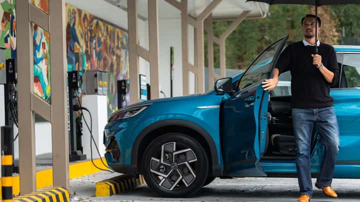 RAIN or shine, ACMobility stations are built with grounding and safety checks, letting EV drivers stay confident as they plug in even when the weather turns wet.