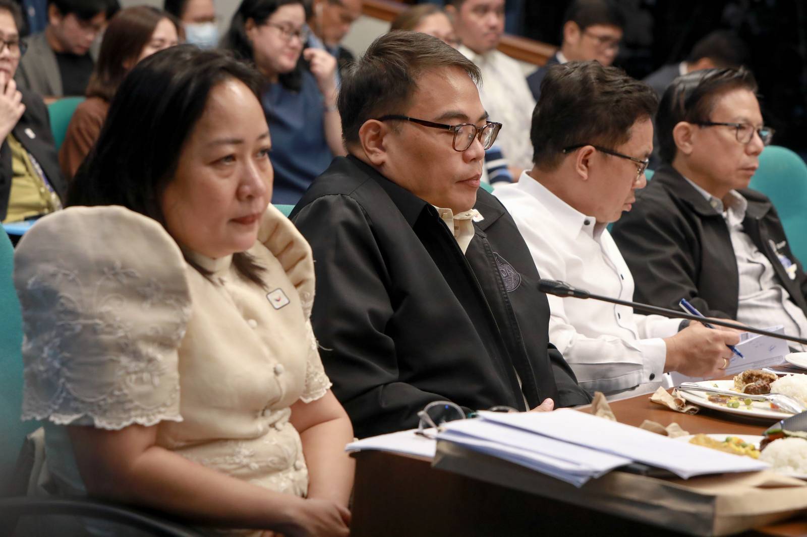 The Senate Blue Ribbon Committee, led by Senator Rodante Marcoleta, held a hearing on alleged ghost flood control projects. Among those in attendance were contractors summoned to respond to questions on the anomalies.