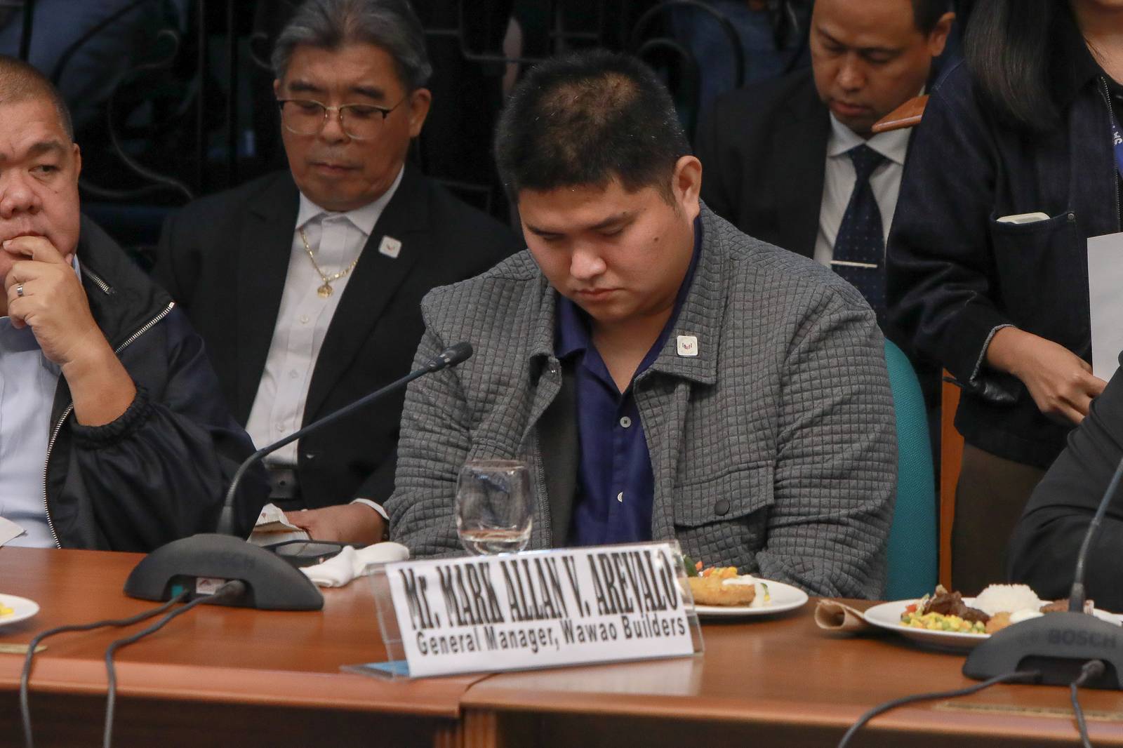 The Senate Blue Ribbon Committee, led by Senator Rodante Marcoleta, held a hearing on alleged ghost flood control projects. Among those in attendance were contractors summoned to respond to questions on the anomalies.