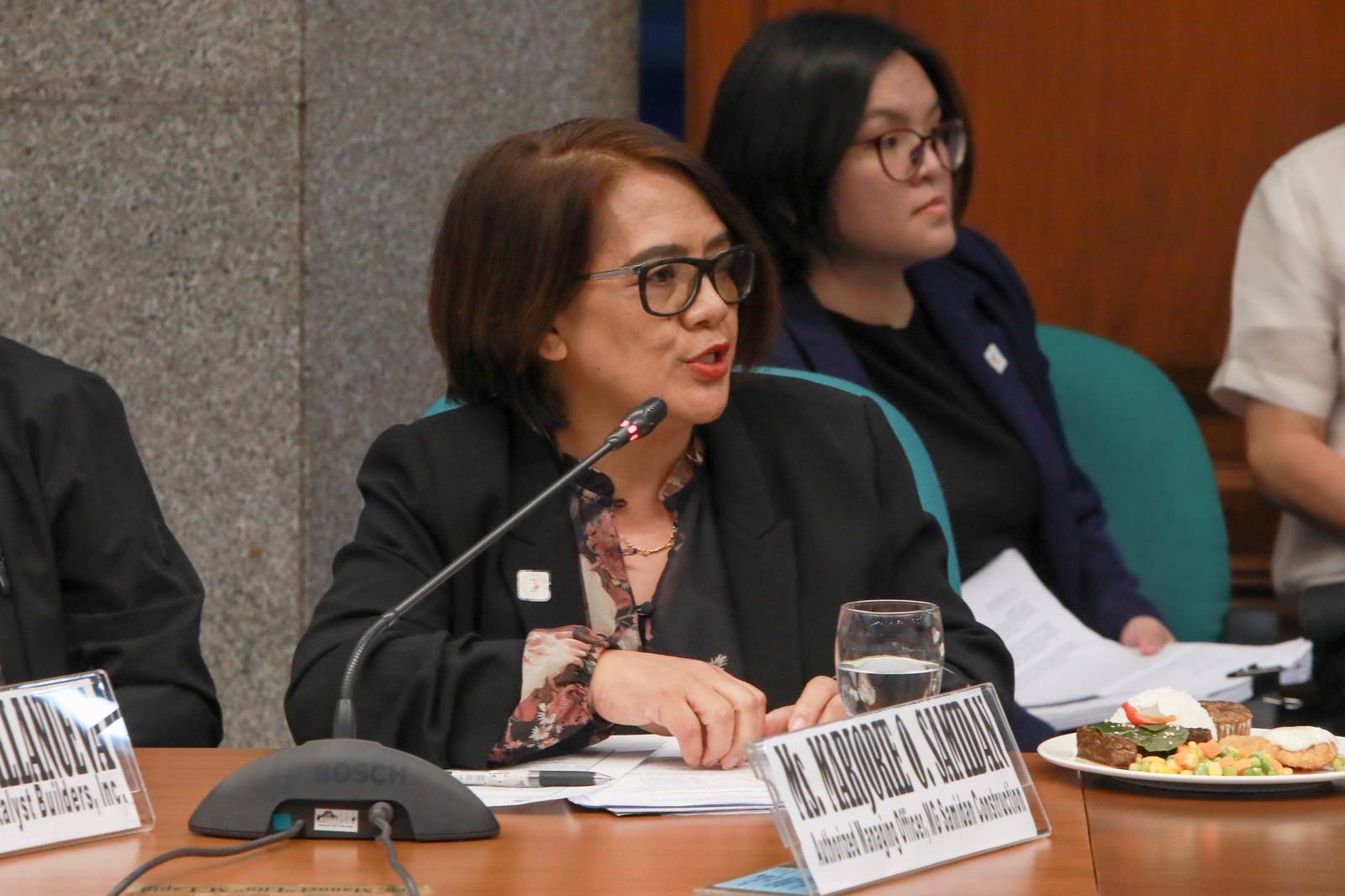 The Senate Blue Ribbon Committee, led by Senator Rodante Marcoleta, held a hearing on alleged ghost flood control projects. Among those in attendance were contractors summoned to respond to questions on the anomalies.