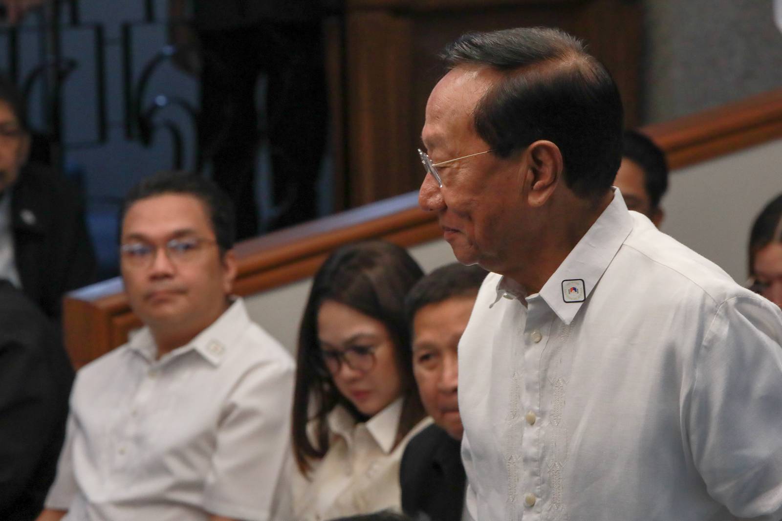 The Senate Blue Ribbon Committee, led by Senator Rodante Marcoleta, held a hearing on alleged ghost flood control projects. Among those in attendance were contractors summoned to respond to questions on the anomalies.