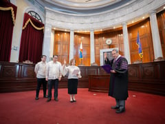 Justice Gomez-Estoesta sworn in as new Court Administrator