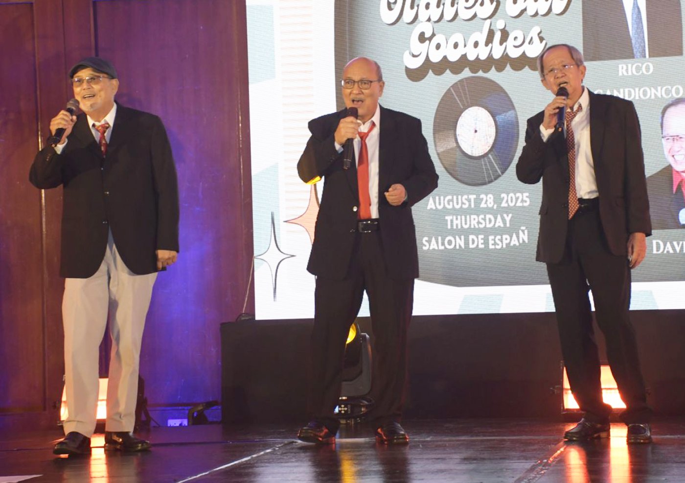 Bobby and Rico Gandionco with David Chan.