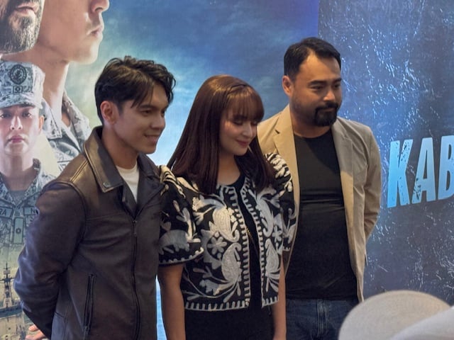 The film’s lead stars Carlo Aquino, Ryza Cenon and Sid Lucero at the special screening.