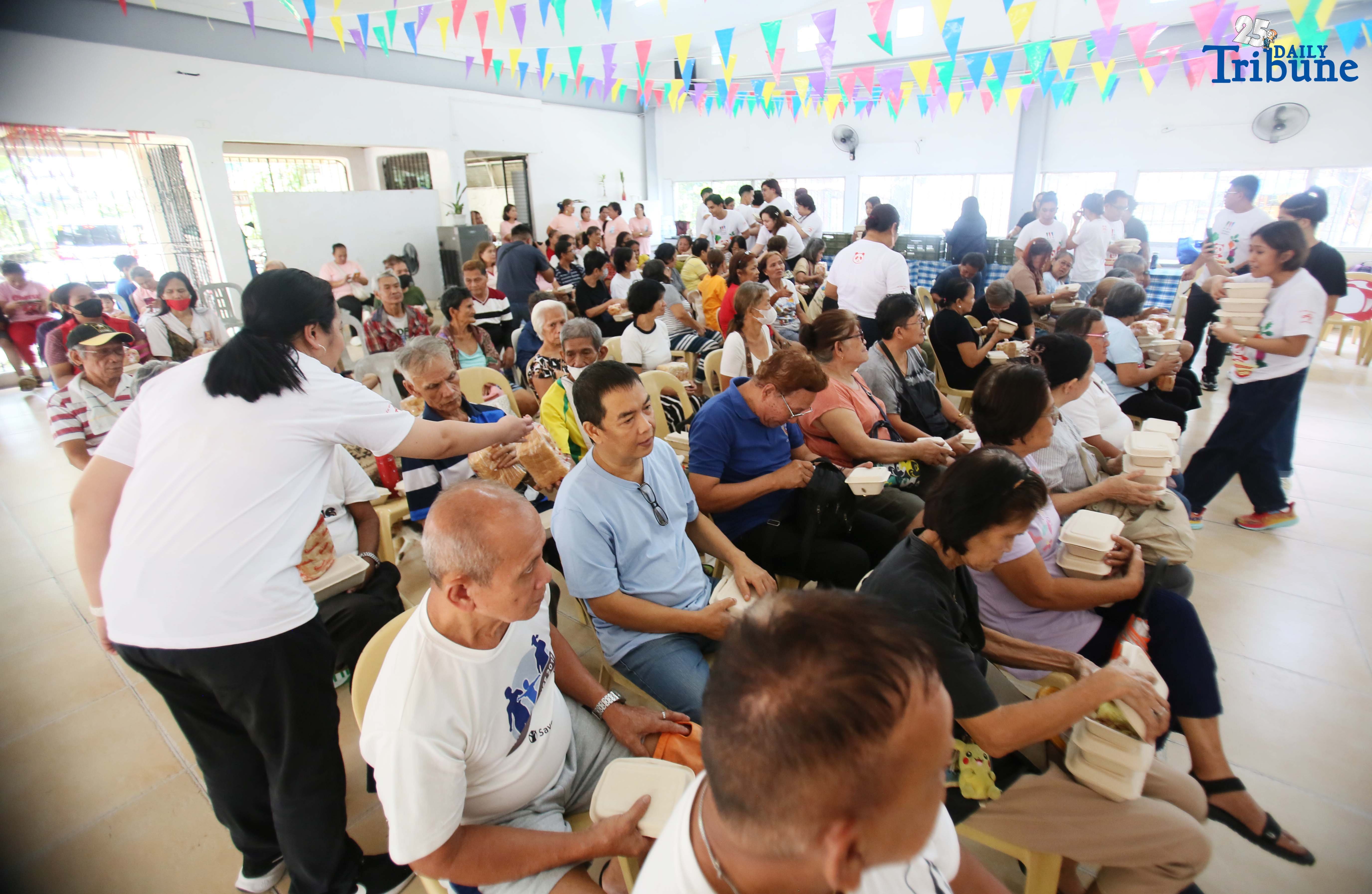 Ajinomoto Philippines, in partnership with Scholars of Sustenance (SOS) and Rescue Kitchen in Better World, distributed nutritious meals to senior citizens at San Lorenzo Ruiz Parish in Tandang Sora, Quezon City, on Tuesday, September 2, 2025. The activity is part of the company’s Sustainable Food Education Awareness program.