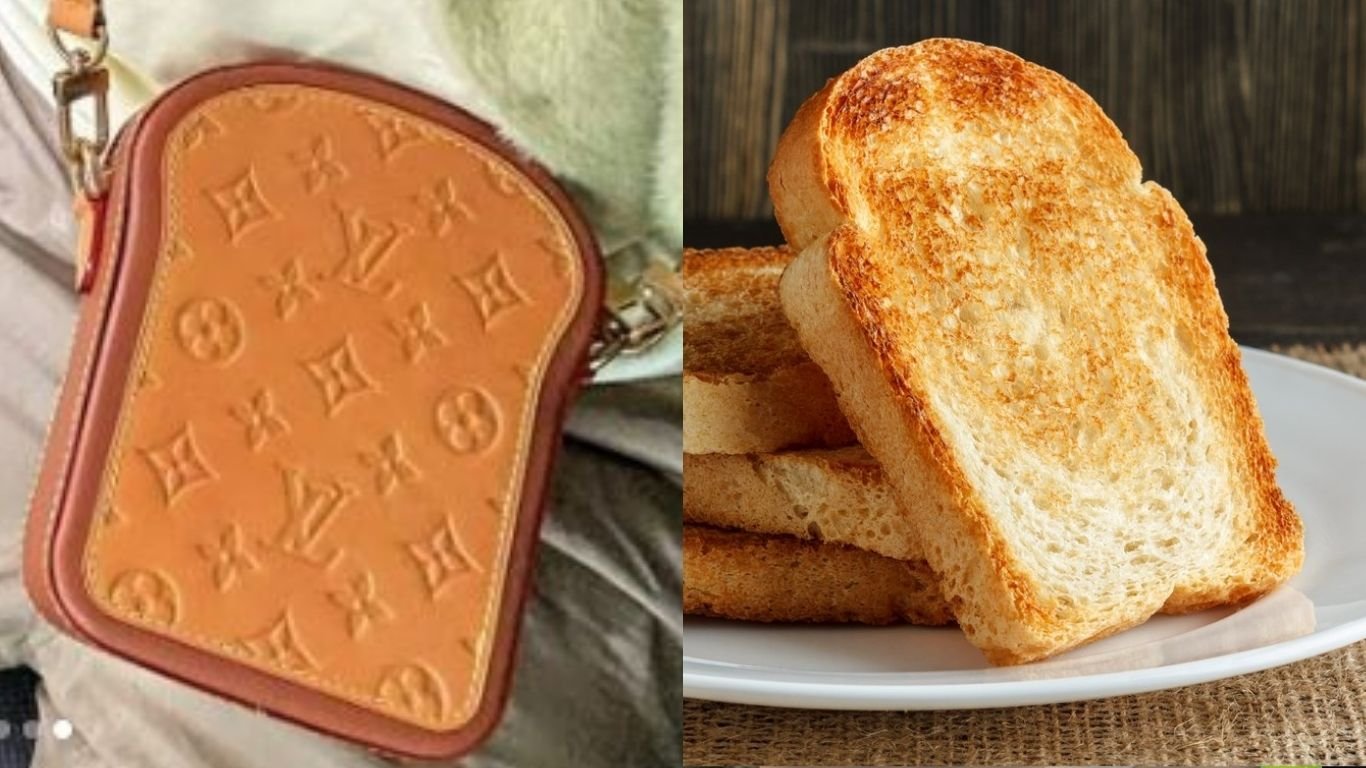 Would you rock a slice? LV toast bag gets buttery