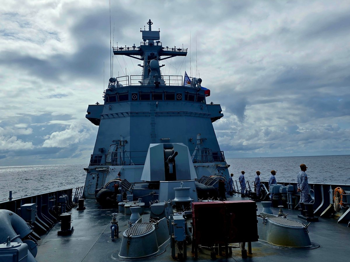 View from the deck of BRP Jose Rizal (Photo by Lade Kabagani)