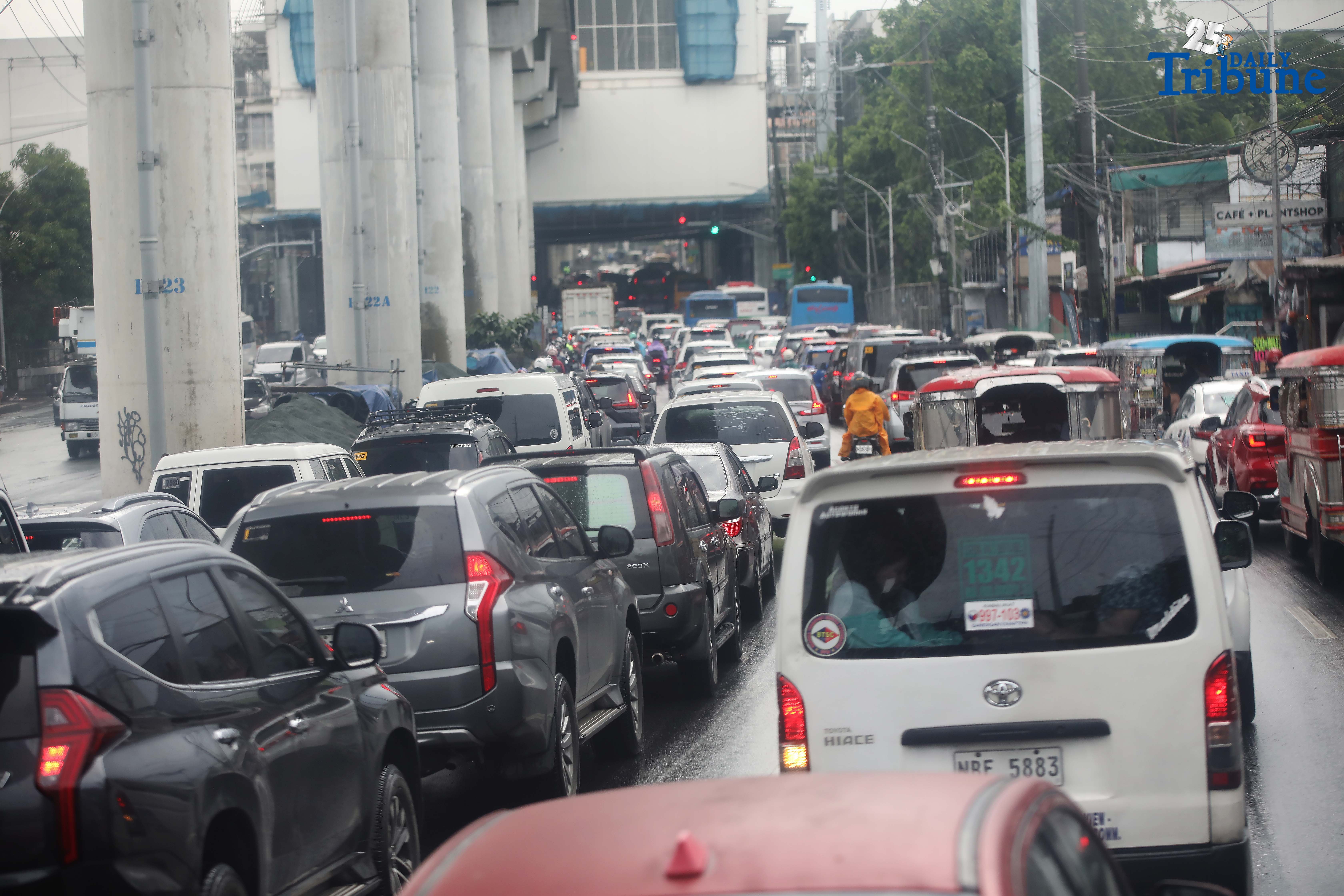 Heavy traffic in North Fairview 
