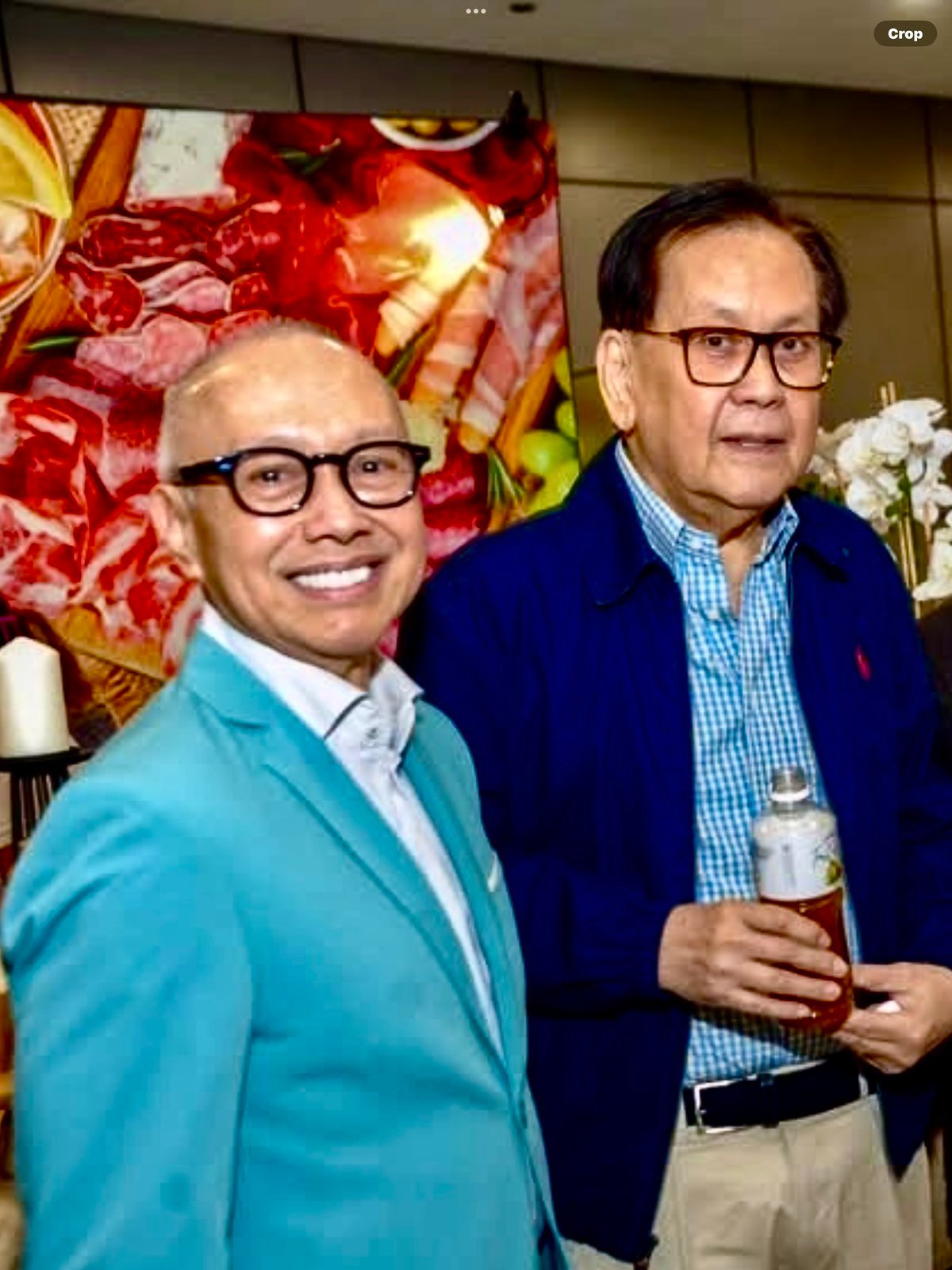 VAL del Rosario and Serge Osmeña.