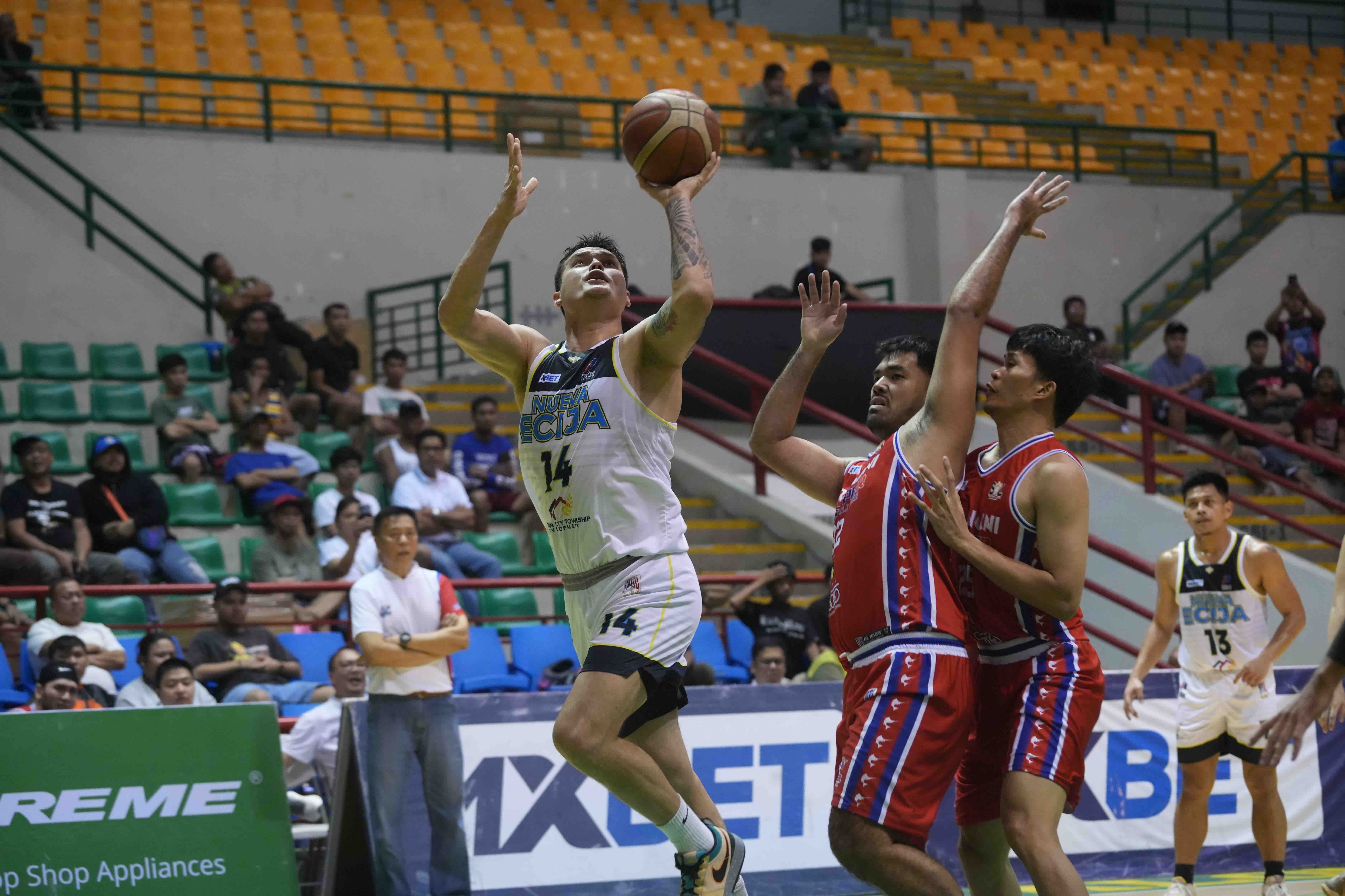 Nueva Ecija, Biñan dominate MPBL foes