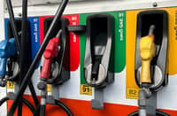 People line up for fuel