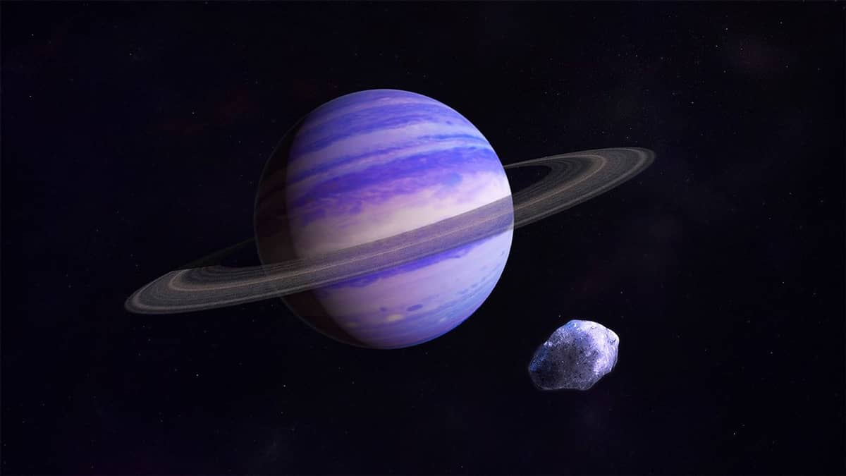 NEPTUNE and its moon.