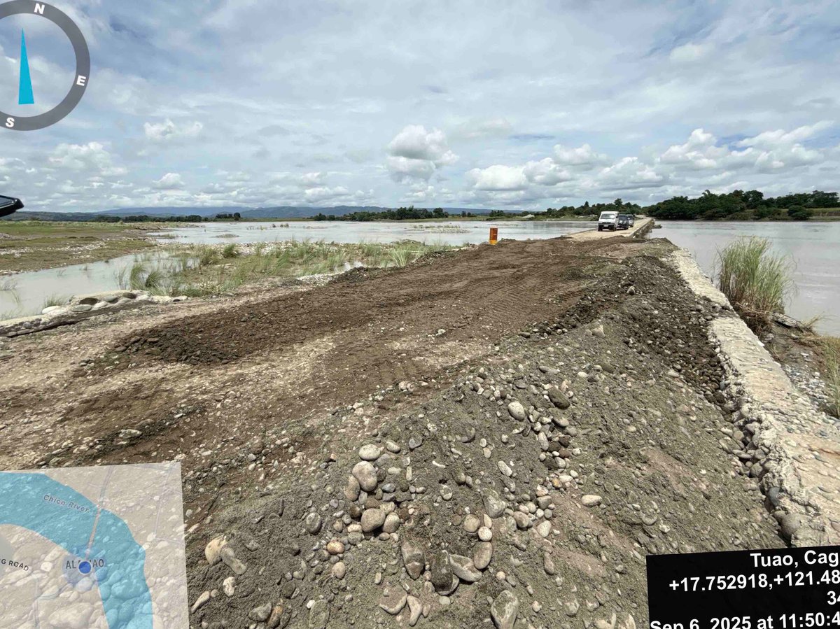 Overflow Bridge 1, Sta. Barbara, Cagayan-Apayao Road, Cagayan, photo from Tuao side, closed due to scoured bridge approach