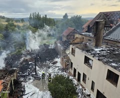 Lightning strike sparks devastating fire in German village