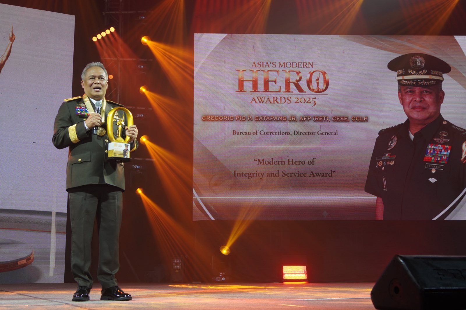 BuCor Director General Catapang honored
