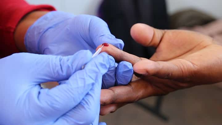 (FILE) HIV test