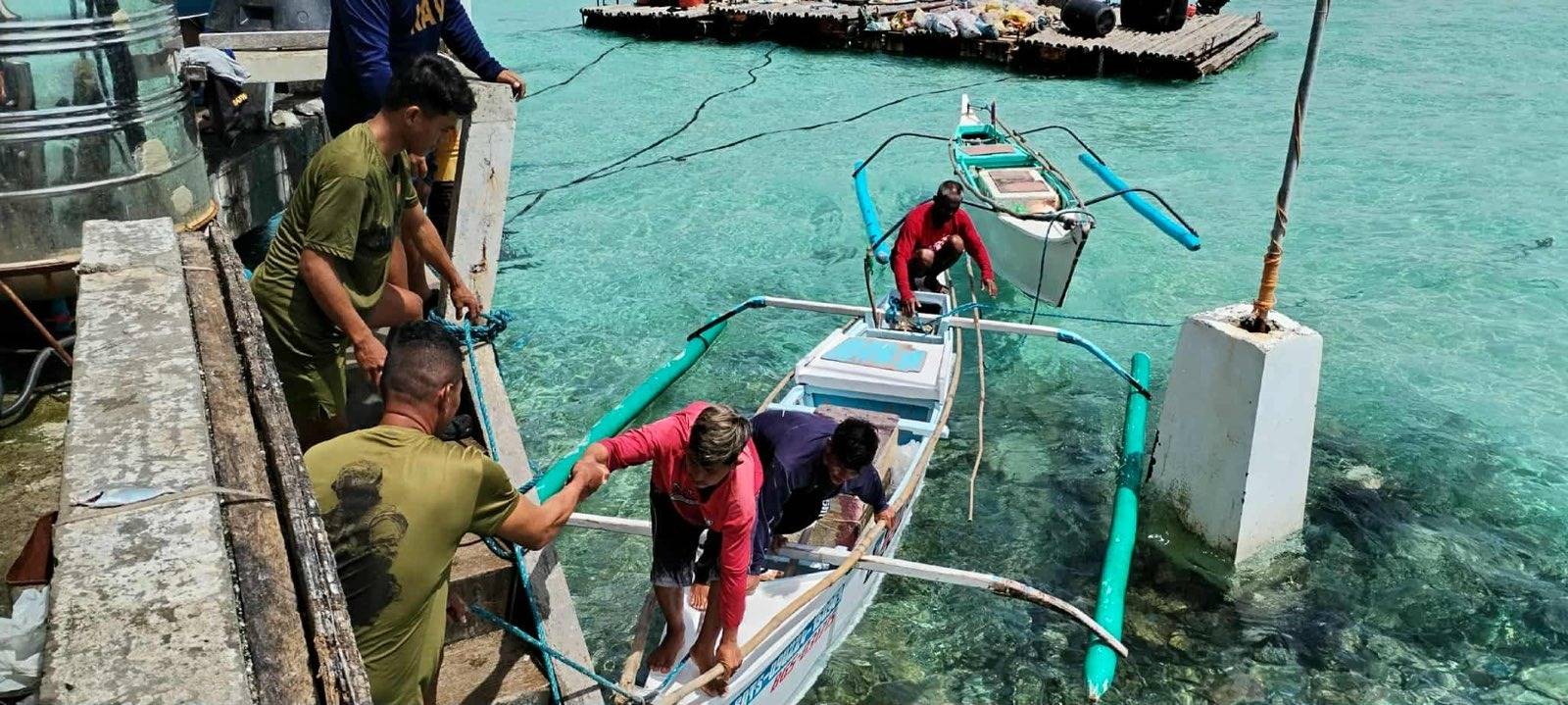 Stranded fishermen rescued by Marines