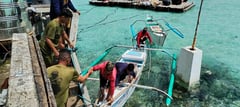 Stranded fishermen rescued by Marines