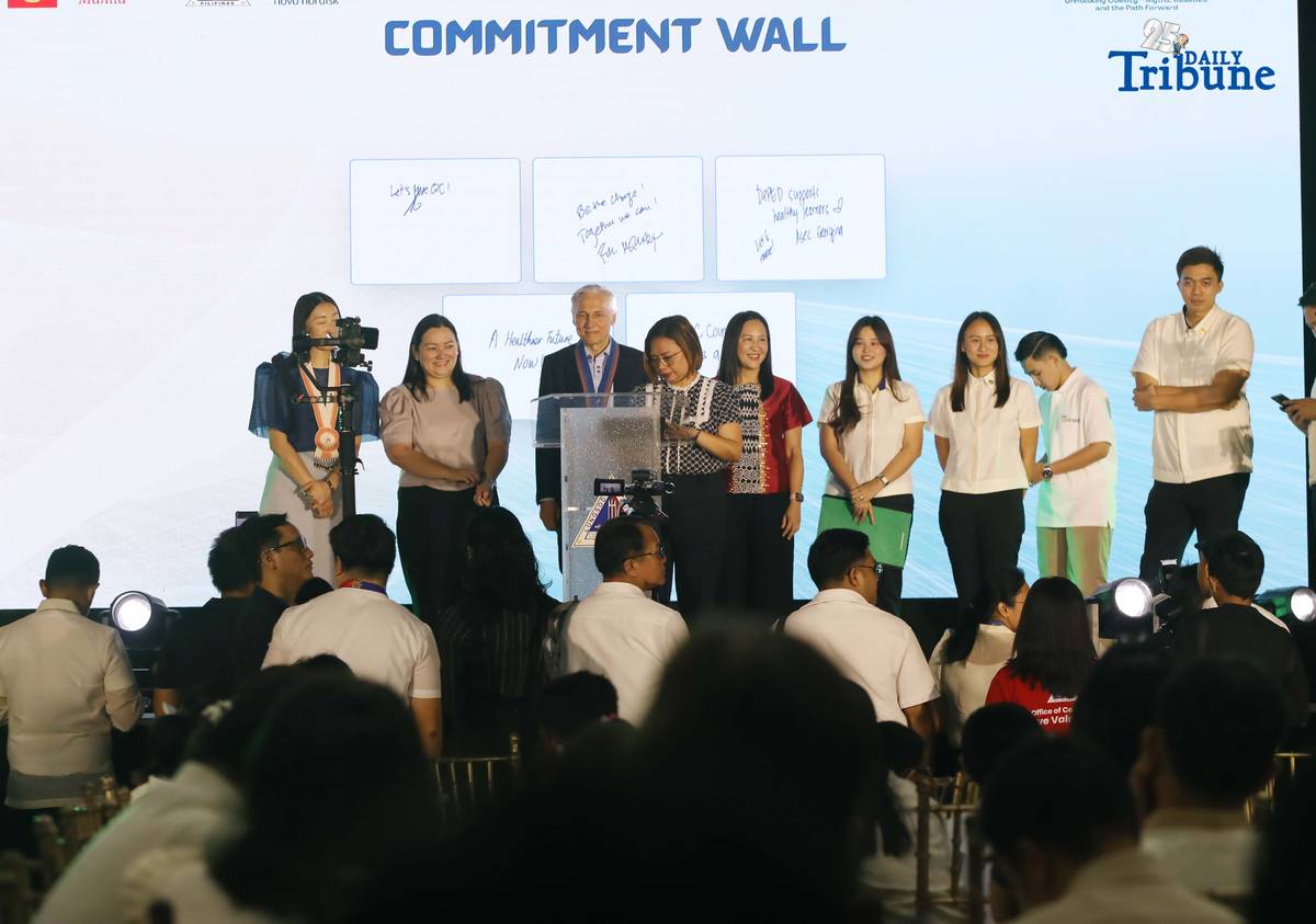 Officials sign digital commitment wall at 2025 Obesity Summit
On Monday, September 8, 2025, Royal Danish Embassy Ambassador Franz-Michael Mellbin and Quezon City Mayor Joy Belmonte, along with Novo Nordisk Pharmaceuticals Philippines Inc. General Manager Wei Sun, DepEd Assistant Secretary Georgina Ann Hernandez-Yang, and other local officials, signed the digital commitment wall during the 2025 Obesity Summit held at the Quezon City M.I.C.E. Center.