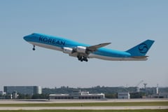 Plane fetching detained Koreans from U.S.