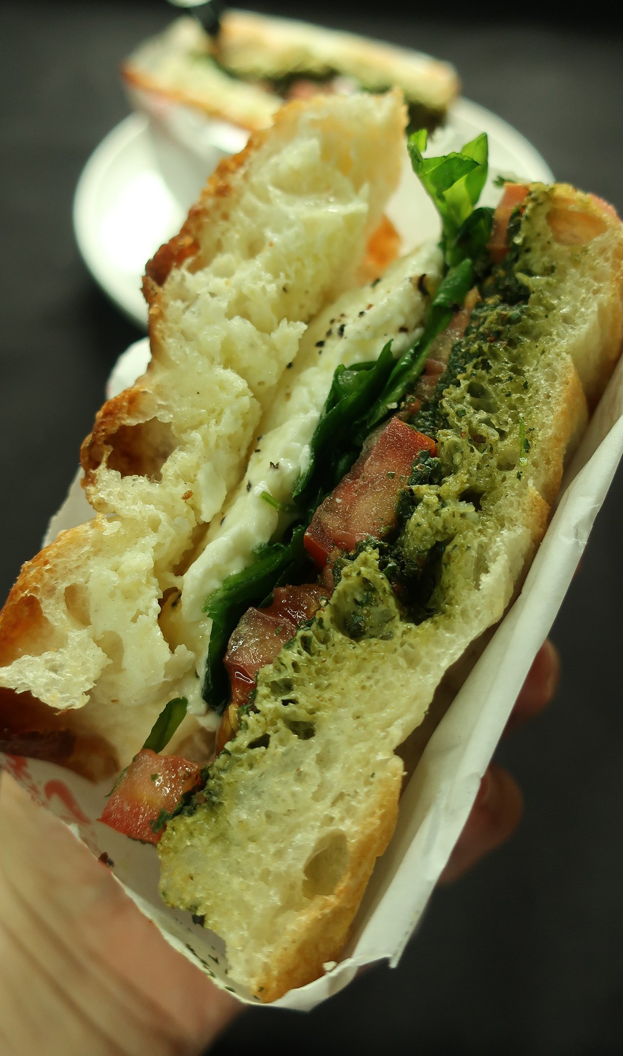 Caprese Sandwich from 717 Deli.