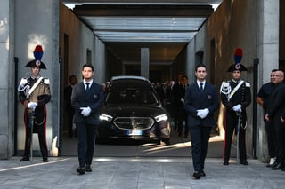 Armani returns to Rivalta for private farewell