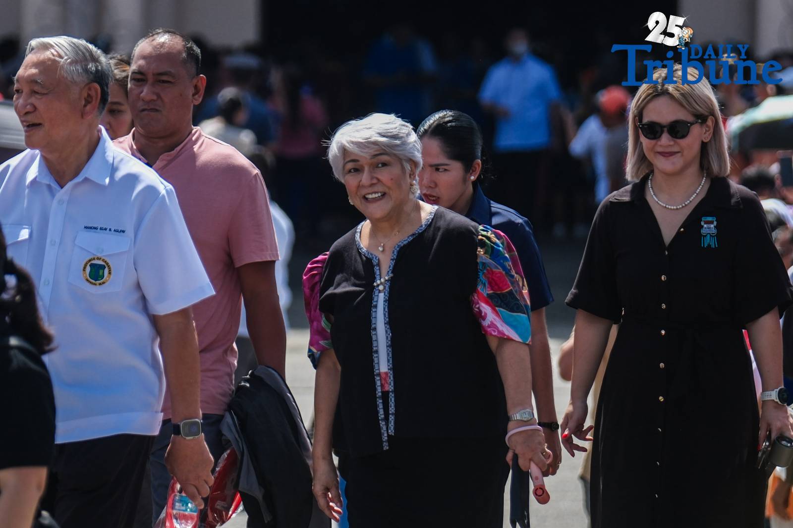 President Ferdinand R. Marcos Jr. leads the Marcos Day rites in Batac, Ilocos Norte, marking the 108th birth anniversary of the late President Ferdinand E. Marcos Sr. The First Family attended a mass, after which the president offered a wreath at the Marcos monument. 
As part of the celebration, Marcos also distributed 575 wheelchairs across the province, joined 51 birthday celebrators serenaded with the traditional Ilocano Padapadakam song, and with the First Family, sampled dishes from the Natnateng cook-off.