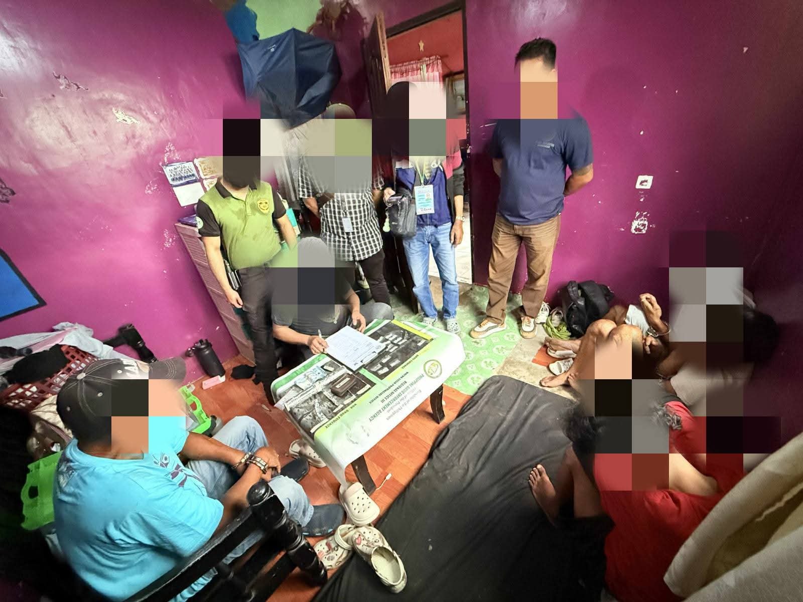 Four suspects were arrested after the Philippine Drug Enforcement Agency (PDEA) Nueva Ecija Provincial Office conducted an operation at a drug den in Barangay Camp Tinio here on September 11, 2025.